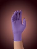 Safeskin Brand Purple Nitrile Exam Gloves, Size Medium. 100 per box