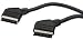 Cable avec fiche Peritel male ET fiche Peritel male, version S-VHS, diam.: 10mm6 liaisons coaxiales