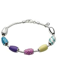 Childrens Jewelry - 6 3/4 Inch Sterling Silver Pebble Beads Bracelet