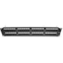 Cables Unlimited UTP-9048 48 Port Cat6 Patch Panel (Black)