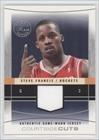 2003-04 Flair Final Edition Courtside Cuts Jerseys 250 #SN - Steve Francis/250