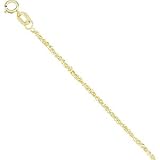 14K Yellow Gold Sparkle Singapore Chain - 20 inches