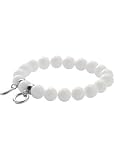 FOSSIL Damen Charms-Armband Stretch Achat weiß JF84977040