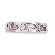 Oxidized Footprints Toe Ring