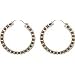 Bead Earring in Sterling Silver & Garnet Gemstone 1.75 inches (erg007)