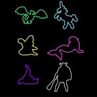24/Pk Dandybandz Magical Shaped Rubber Band Bracelets