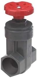 Gate Valve, 1 In, Socket, PVC, 150 psi