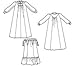 Prairie Dress and Nightgown Pattern Folkwear 201 Ajustable for all Sizes