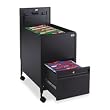 Vertiflex Deluxe Rollaway Locking File with Drawer, 17w x 25-1/4d x 28h, Black