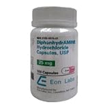 Search : Eon Diphenhydramine Hydrochloride Capsules 25 Mg, USP - 100 Capsules