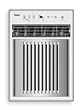 Haier 2HDV6 Casement/Slider Window A/C, Cool Only