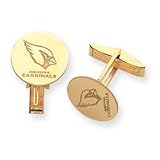 14K Arizona Cardinals Disc Logo Cuff Links