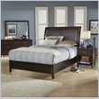Modus Urban Loft Low Profile Wood Sleigh Bed in Chocolate Brown 4 Piece Bed ....