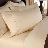 1200 TC QUEEN IVORY SOLID Egyptian Sheet Set
