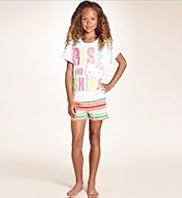 Older Girls Pure Cotton Hello Kitty Rise Shine Shortie Pyjamas