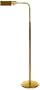 Adjustable Height Polished Brass Pharmacy Floor Lamp
