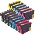 21jEd3MNMXL. SL160  14 Pack. Compatible Cartridges for use in Epson Photo Printer Stylus Photo 1400. 4ea T0791 Black + 2ea T0792 Cyan + 2ea T0793 Magenta + 2ea T0794 Yellow + 2ea T0795 Light Cyan + 2ea T0796 Light Magenta.