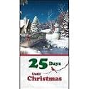 25 Days Until Christmas Countdown Advent Calendar