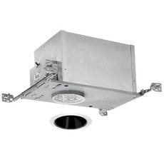 4-inch Low-Voltage Recessed Lighting Kit with Black Cone by Juno