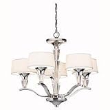 Kichler 42029CH Kichler Crystal Persuasion Chandelette 5 Light Incandescent Chrome