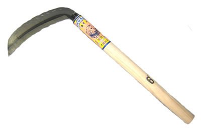Kamas - Wood Handle with Sharp Steel Blade - pair