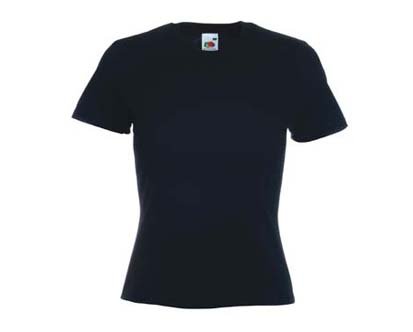 Lady-Fit T-Shirt - schwarz - XL
