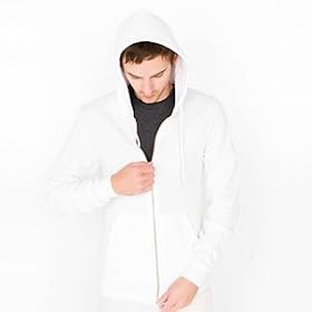 American Apparel F497 Flex Fleece Zip Hoody
