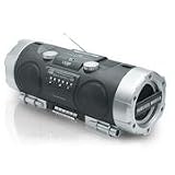 Coby CX-CD282 Portable CD/Radio/Stereo Cassette Player/Recorder with Powered Woofer