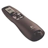 Logitech Presenter, w/Green Lsr Pointer, 100' Range, 1-1/2x1x5-1/4, BK