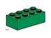 LEGO Building Accessories 2x4 Dark Green Bricks - Bulk Pack Bricks, 50 pcs