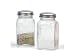 RSVP International Clear Retro Salt & Pepper Shaker Set Set of 2