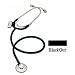 Single Head Stethoscope - Pediatric by MDF Instruments Direct, Blackout - 1 Ea
