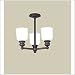 Tools & Hardware : 2313F-OB - Hudson Valley Riverton 3-Light Semi-Flush in Old Bronze