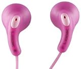 Logik Gelly Headphones Pink For Cd Mp3 And Mp4 Players Earbud Earphones Headphones