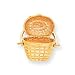 14k Fishing Basket Charm