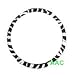 Animal Print Steering Wheel Cover - Zebra