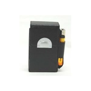 Outer Rebel Fashion Flasks and Smoking Accessories- Black Flip-Top with Stainless Steel Accents and...