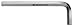 PB Swiss Tools 5.5mm Hex Key L-wrench, chrome-plated