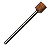Foredom Aluminum Oxide Point, Cylinder, 80 Grit, 1/4" Diameter , 3/32" Shank, Red