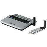 Belkin Certified Wireless USB 4-Port Hub with Adapter (F5U302)