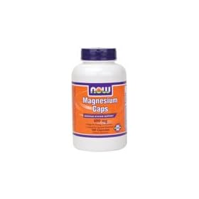 Now Foods Magnesium Caps, 400 Mg, 180 Capsules