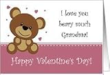 Bear Valentine - Grandma Card