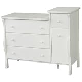 Ellis Combo Dresser and Changer - White