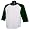 White W/ Dark Green