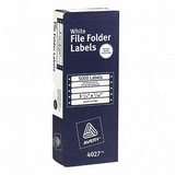 File Folder Labels for Dot Matrix Printers, White, 3-1/2 x 7/16, 5000/Box