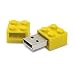 USB 2.0 MEMORY STICK BRICK FLASH DRIVE, 4GB,YELLOW