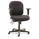 ALERA Wrigley 24/7 High Performance Mid-Back Multifunction Task Chair, Black
