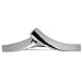 Contours Band Ring In 18 Carat White Gold