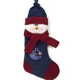 22" NHL Vancouver Canucks Plush Snowman Hockey Christmas Stocking