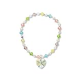 SignaturePastelSwarovskiCrystalHeartSTERLINGSILVER